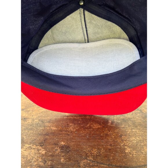 Vintage Freedom Machines Patriotic Snapback Hat With American Flag Brim & Star P - Picture 6 of 6